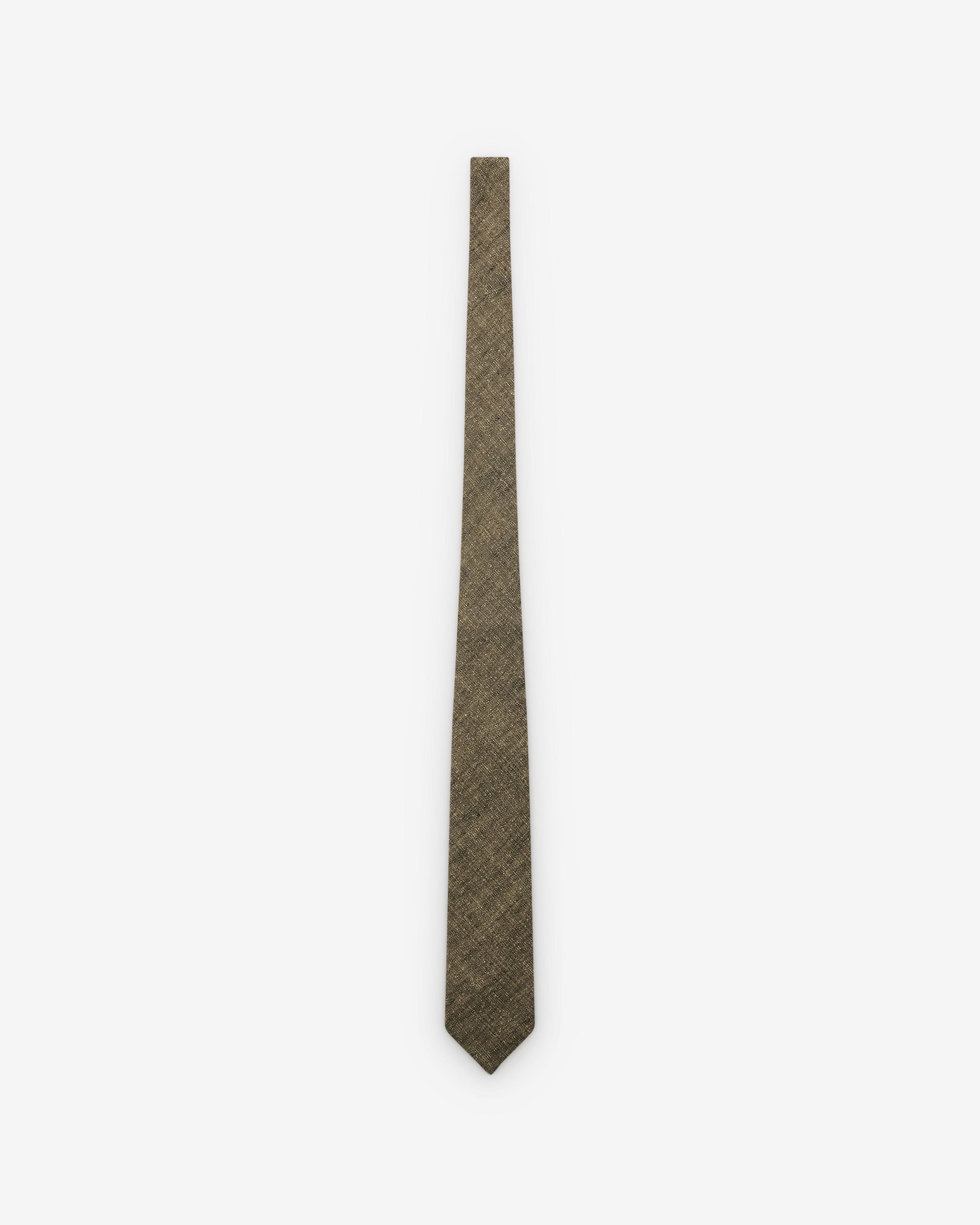 Our Legacy - Men's Tie - (Deep Husk Soft Grain Weave) by OUR LEGACY