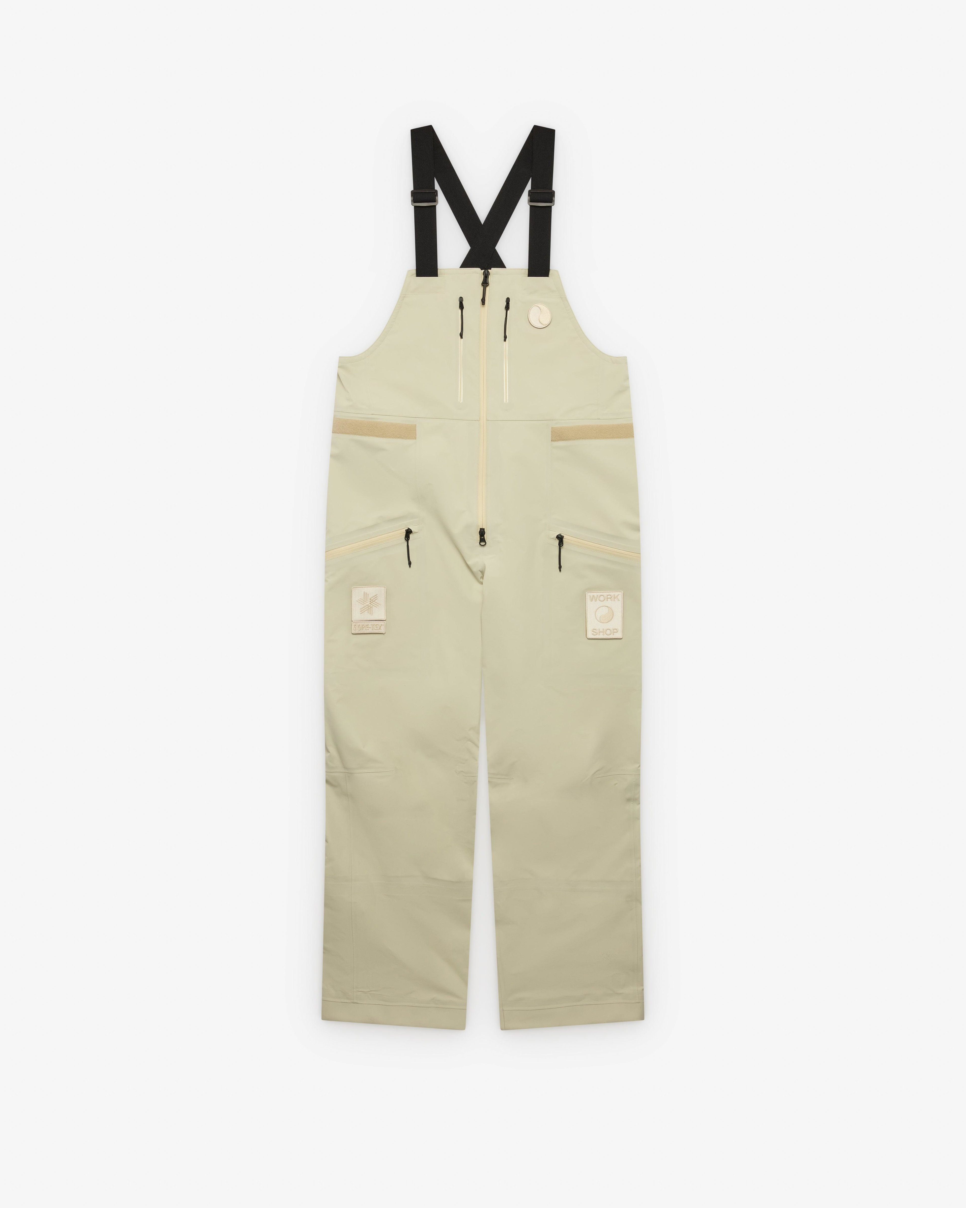 Our Legacy WORK SHOP - Men's Goldwin Gore-Tex 3L Bib Pants - (Bone White) by OUR LEGACY