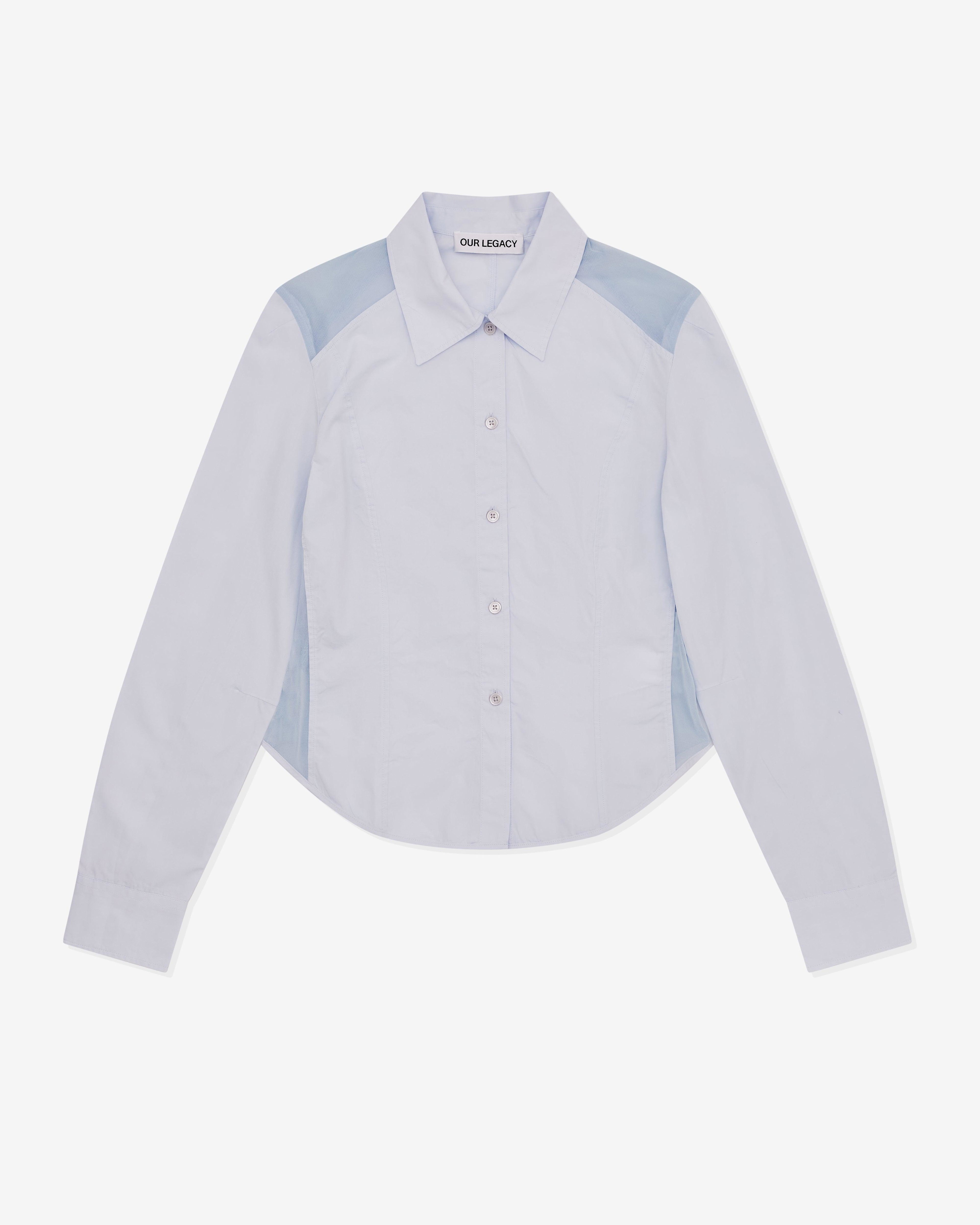 Our Legacy - Women’s Cincher Shirt - (Dining Blue Poplin) by OUR LEGACY
