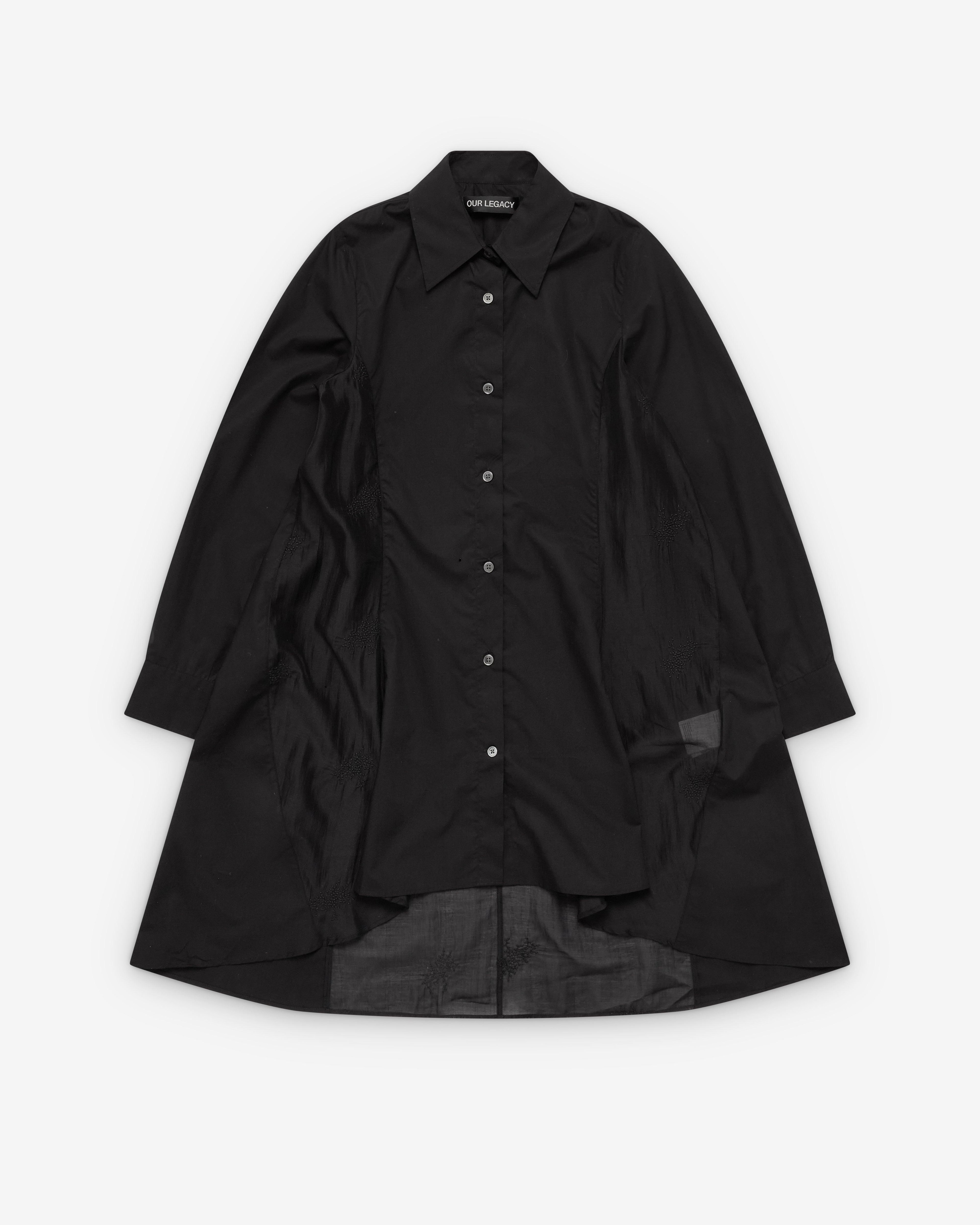 Our Legacy - Women's Flux Shirt - (Void Black) by OUR LEGACY