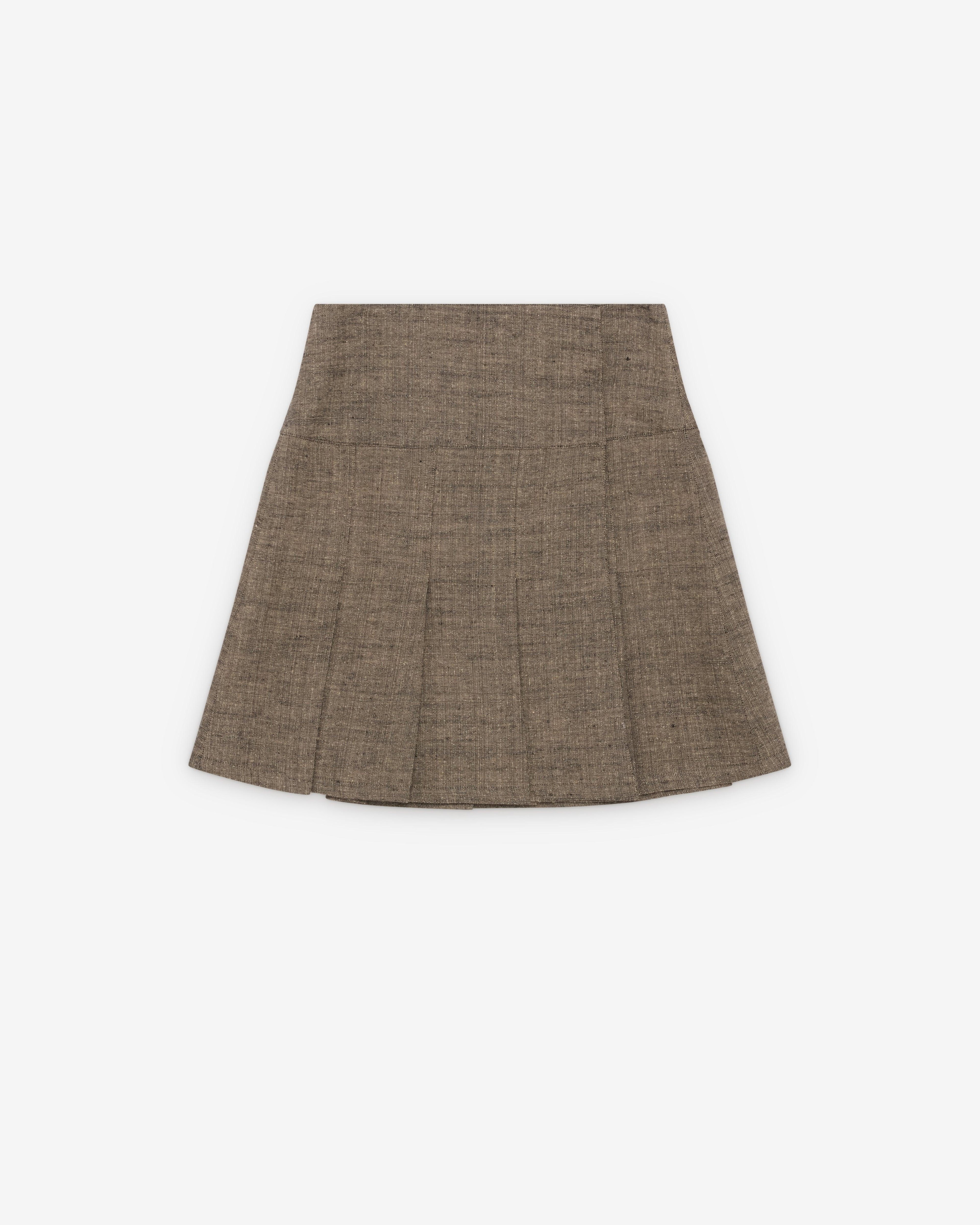 Our Legacy - Women's Girdle Skirt - (Deep Husk Soft Grain Weave) by OUR LEGACY