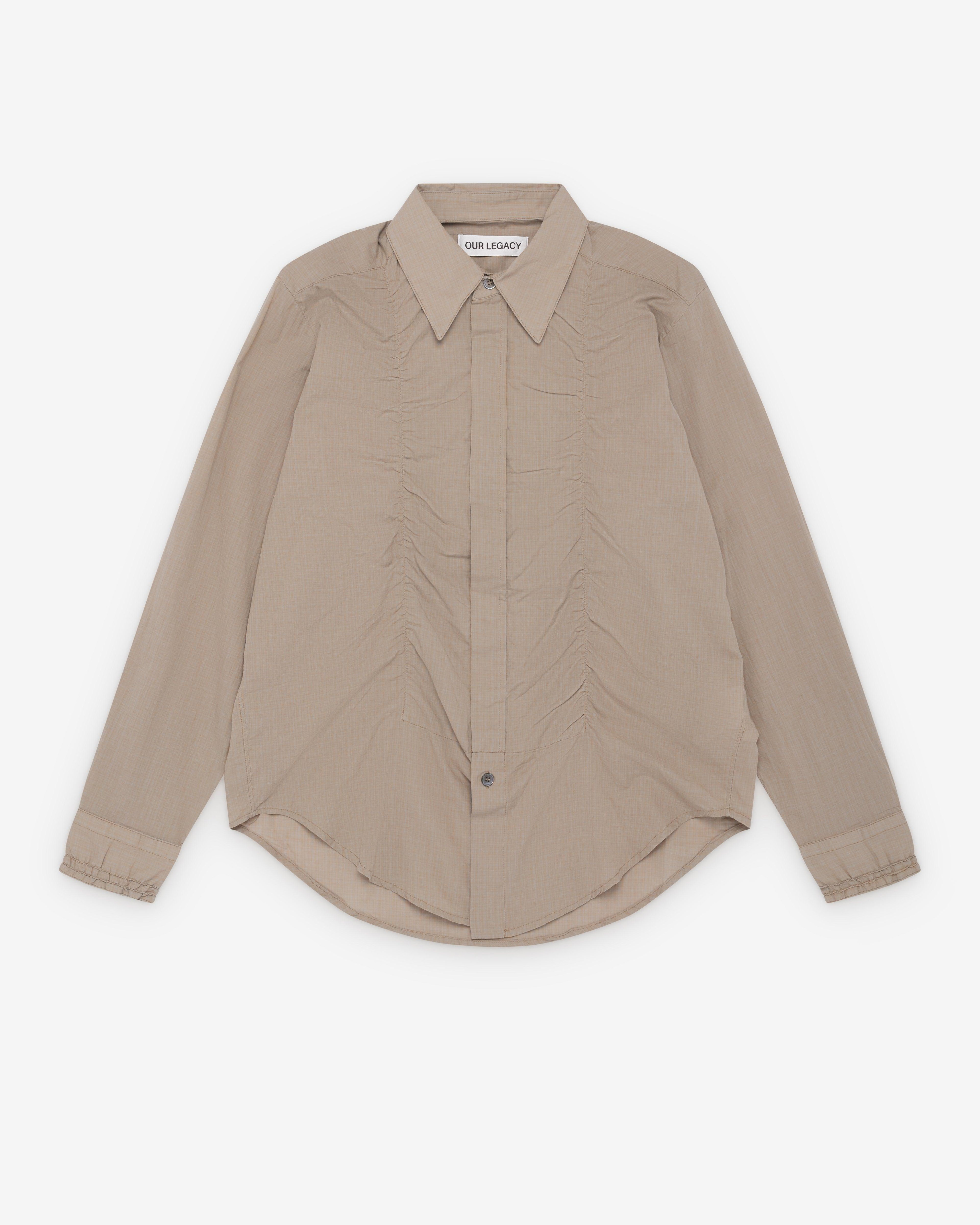 Our Legacy - Women's Jumble Shirt - (Faint Check) by OUR LEGACY