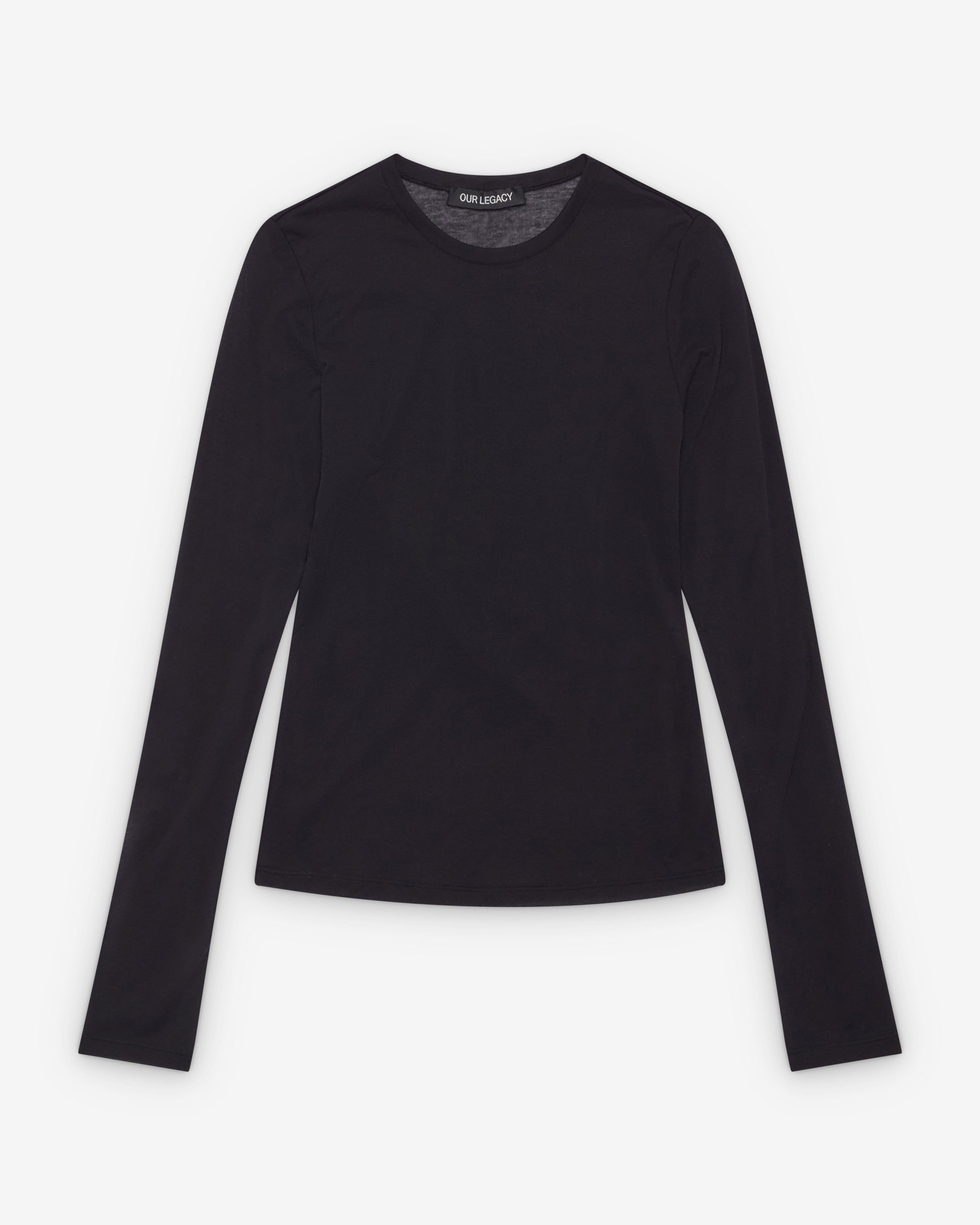 Our Legacy - Women's Super Slim Longsleeve - (Black) by OUR LEGACY