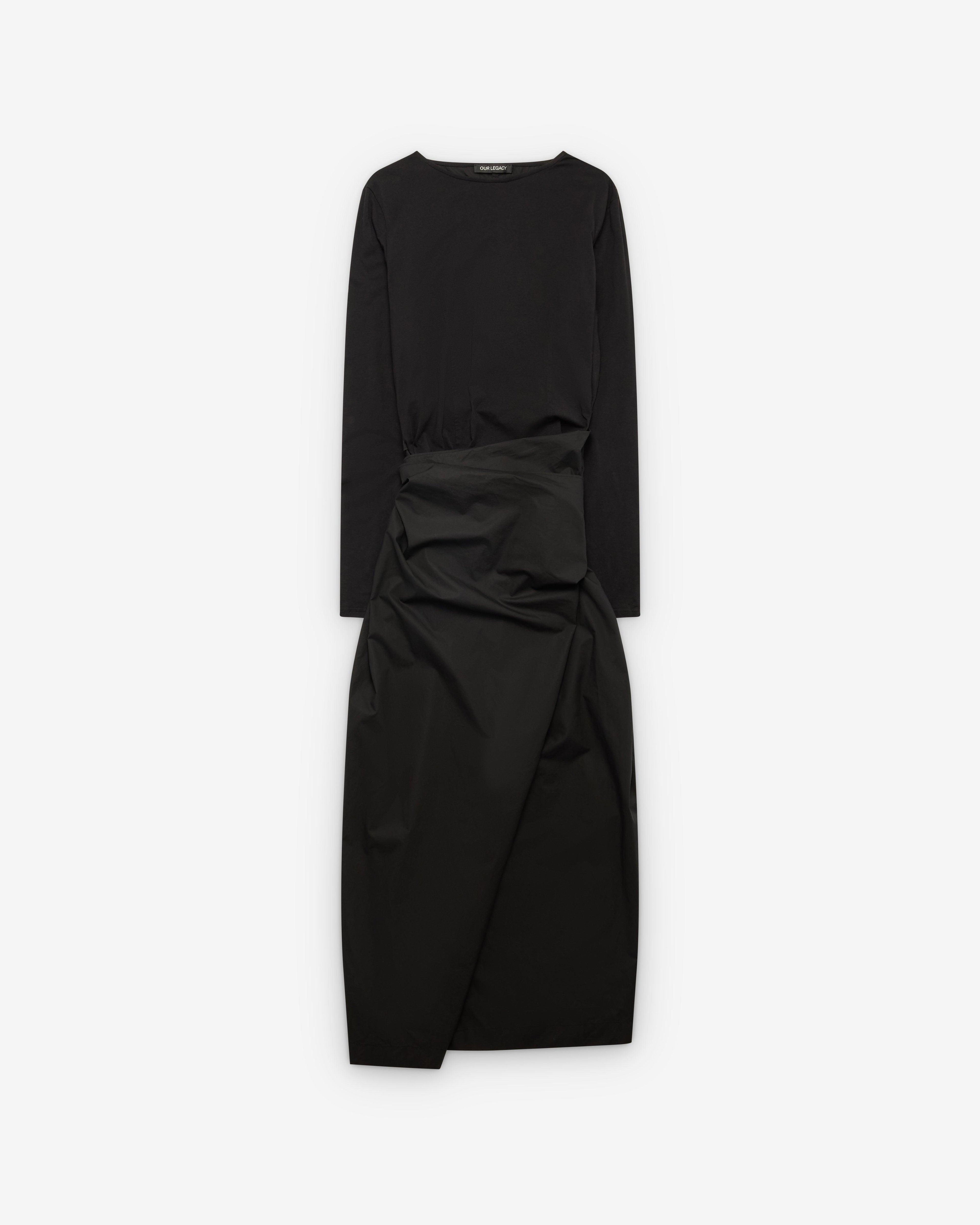 Our Legacy - Women's Twisted Dress - (Void Black) by OUR LEGACY