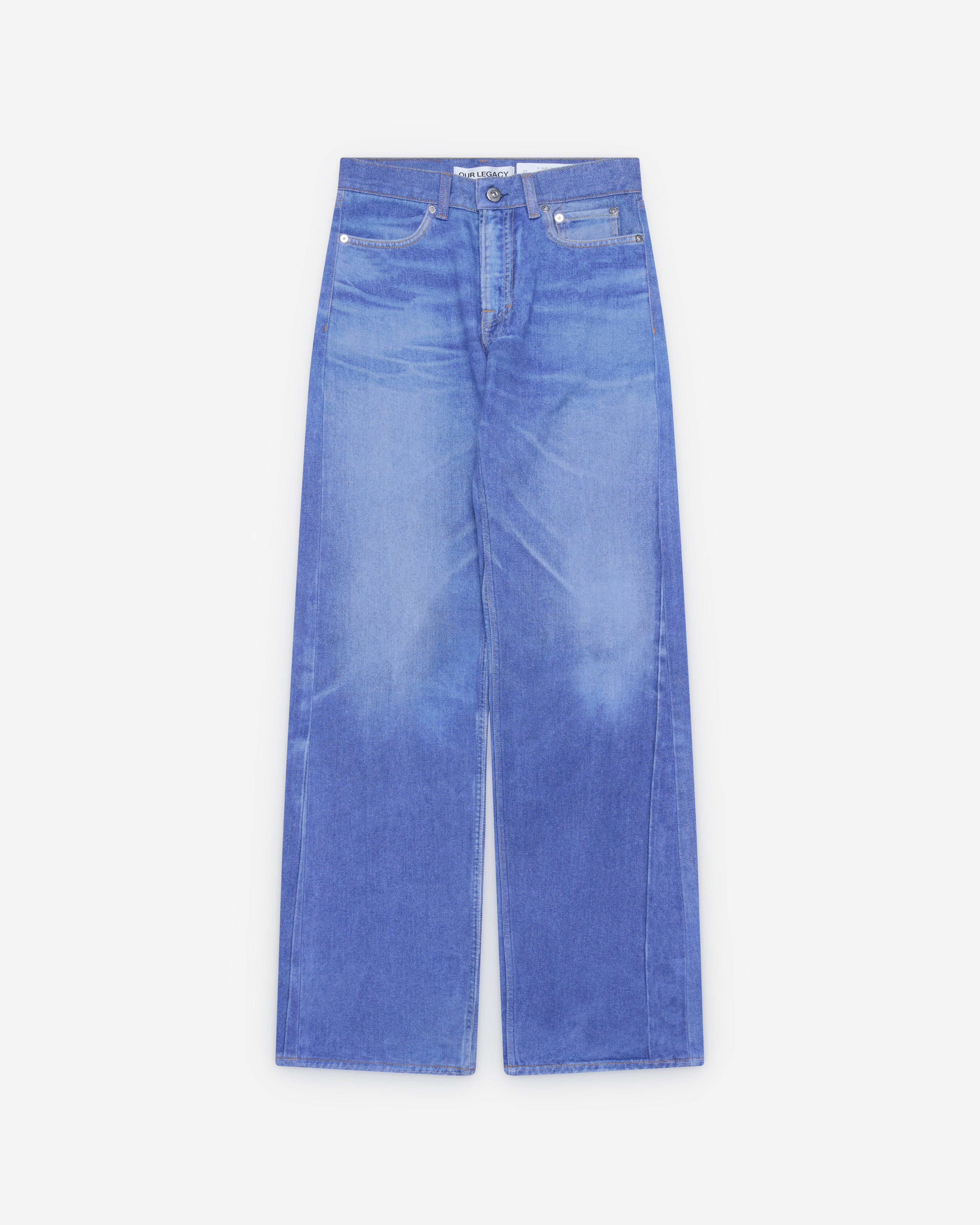 Our Legacy - Women's Wata Cut - (Digital Blue Aurora Print) by OUR LEGACY