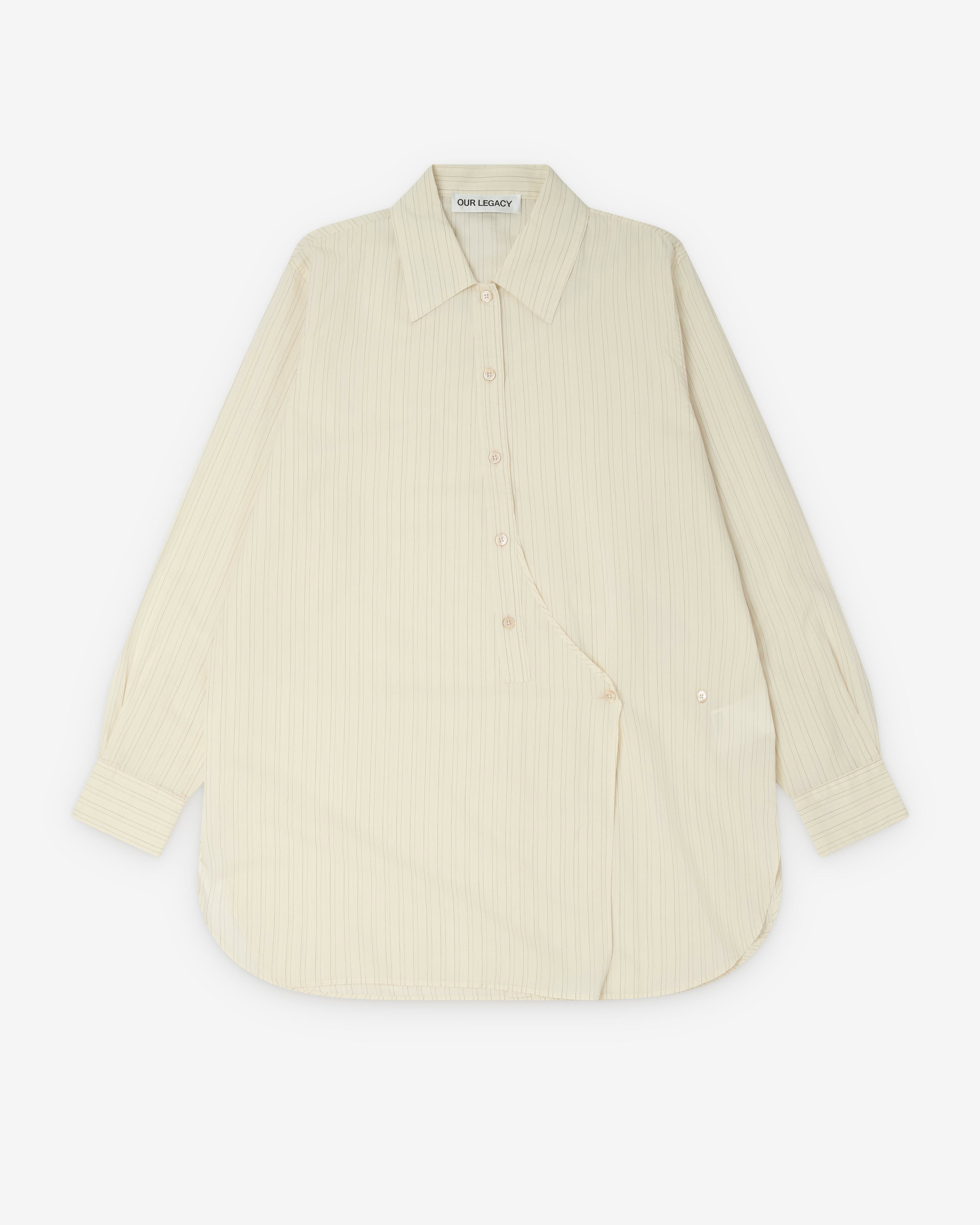 Our Legacy - Women's Wave Shirt - (Penstripe) by OUR LEGACY