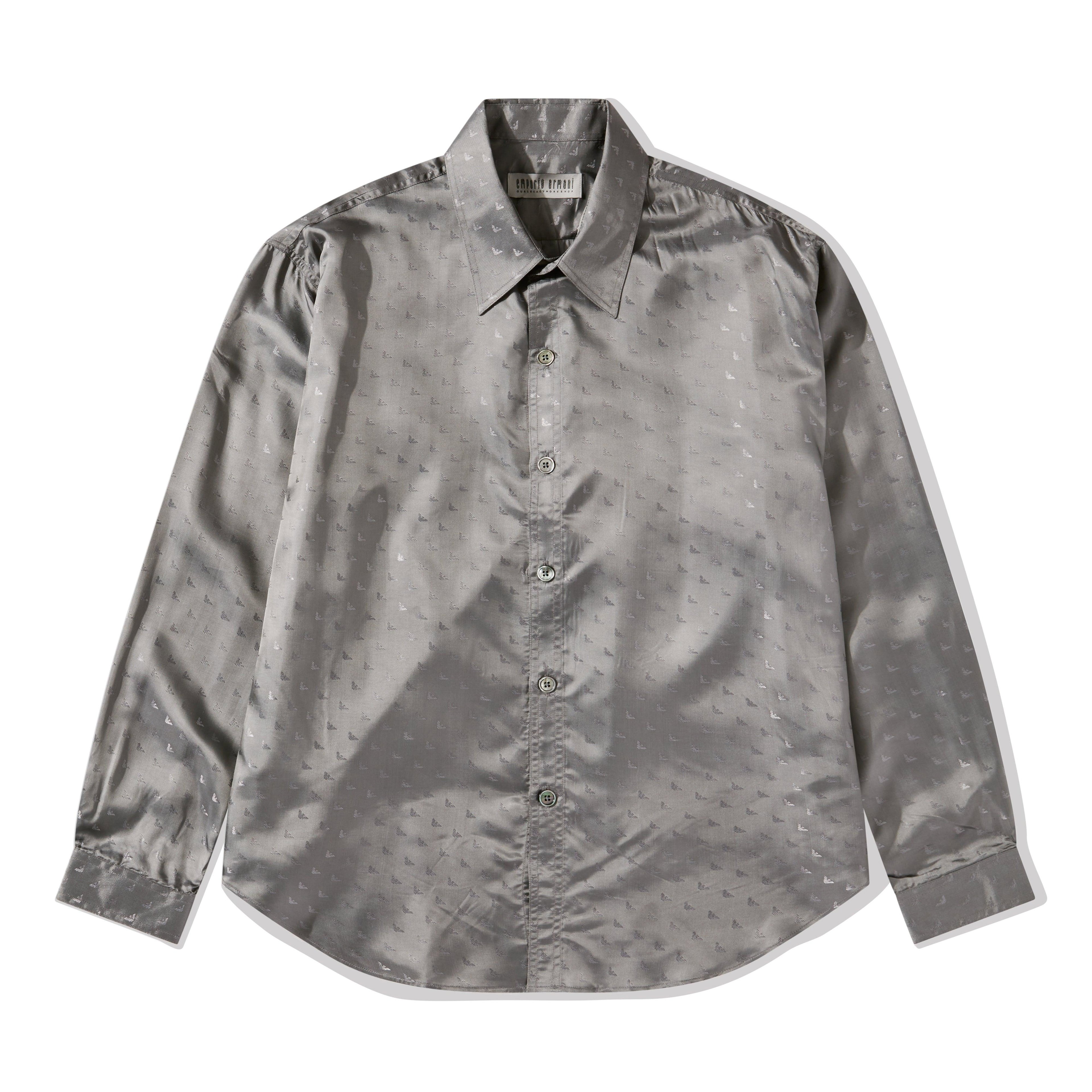 Our Legacy Work Shop - Armani Men's Garibaldi Shirt - (Aquila Jacquard) by OUR LEGACY