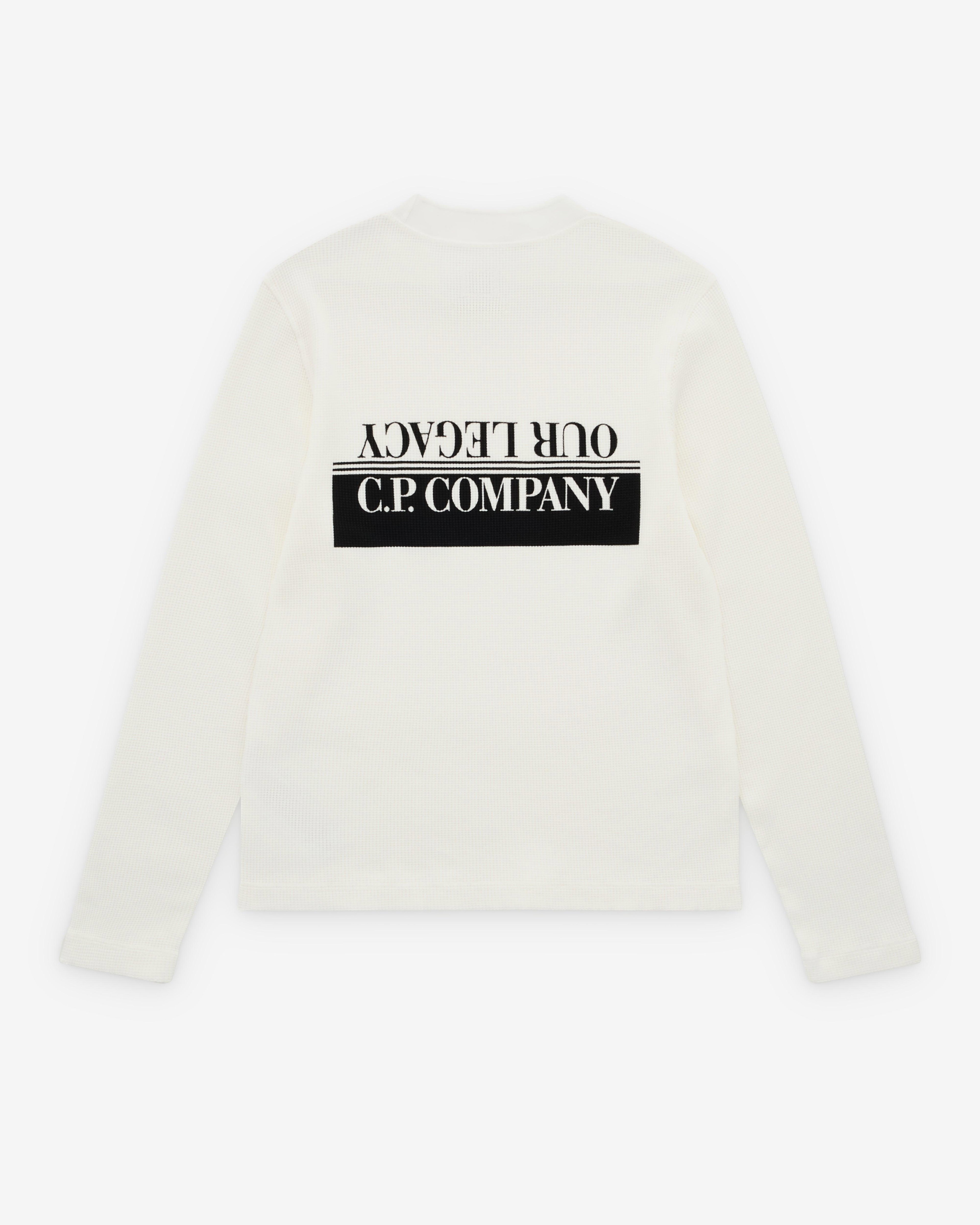 Our Legacy Work Shop - Men's C.P. Company Waffle Long Sleeve - (Gauze White) by OUR LEGACY