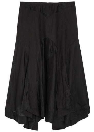 Petti embroidered woven skirt by OUR LEGACY