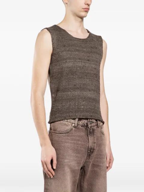 Pleaser ribbed-hem tank by OUR LEGACY