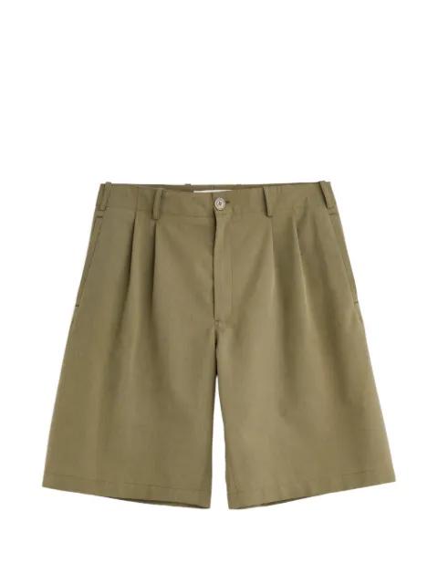 Ponte pleated shorts by OUR LEGACY