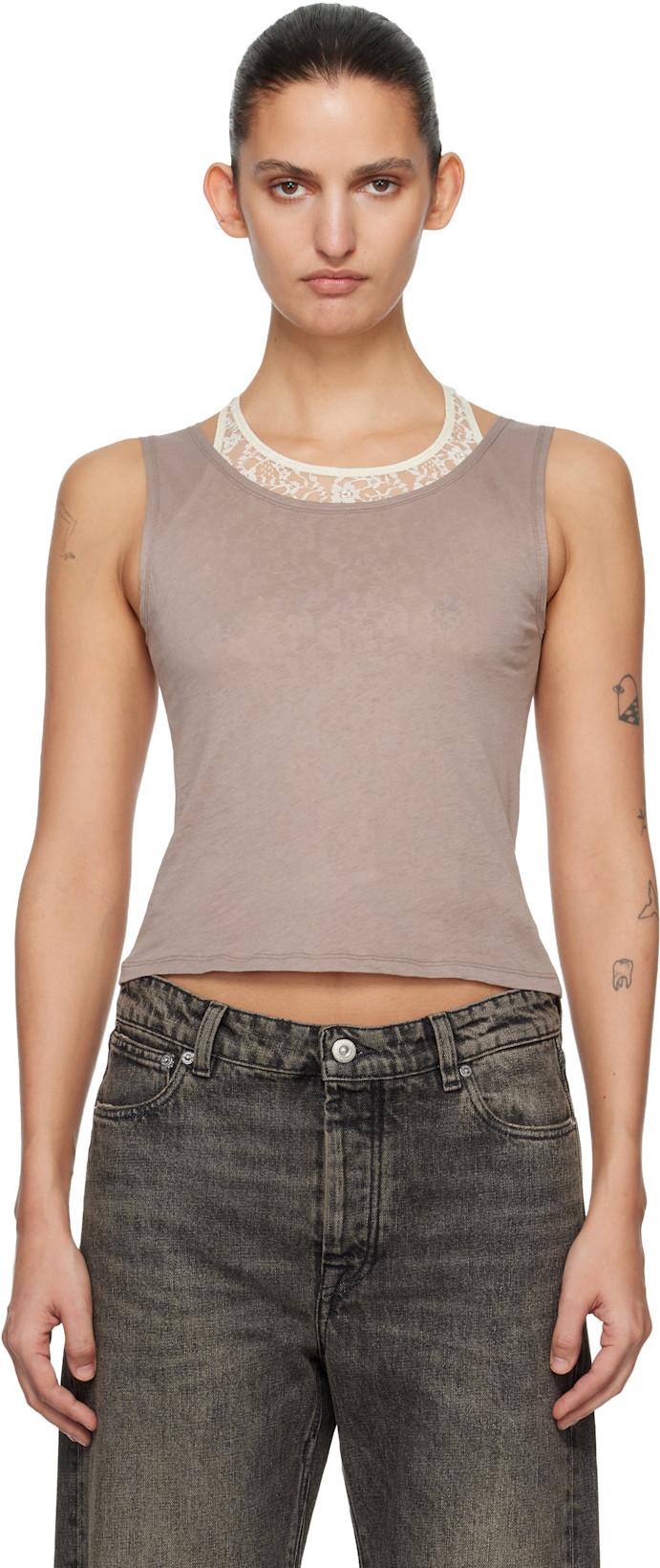 Purple Swim Tank Top by OUR LEGACY