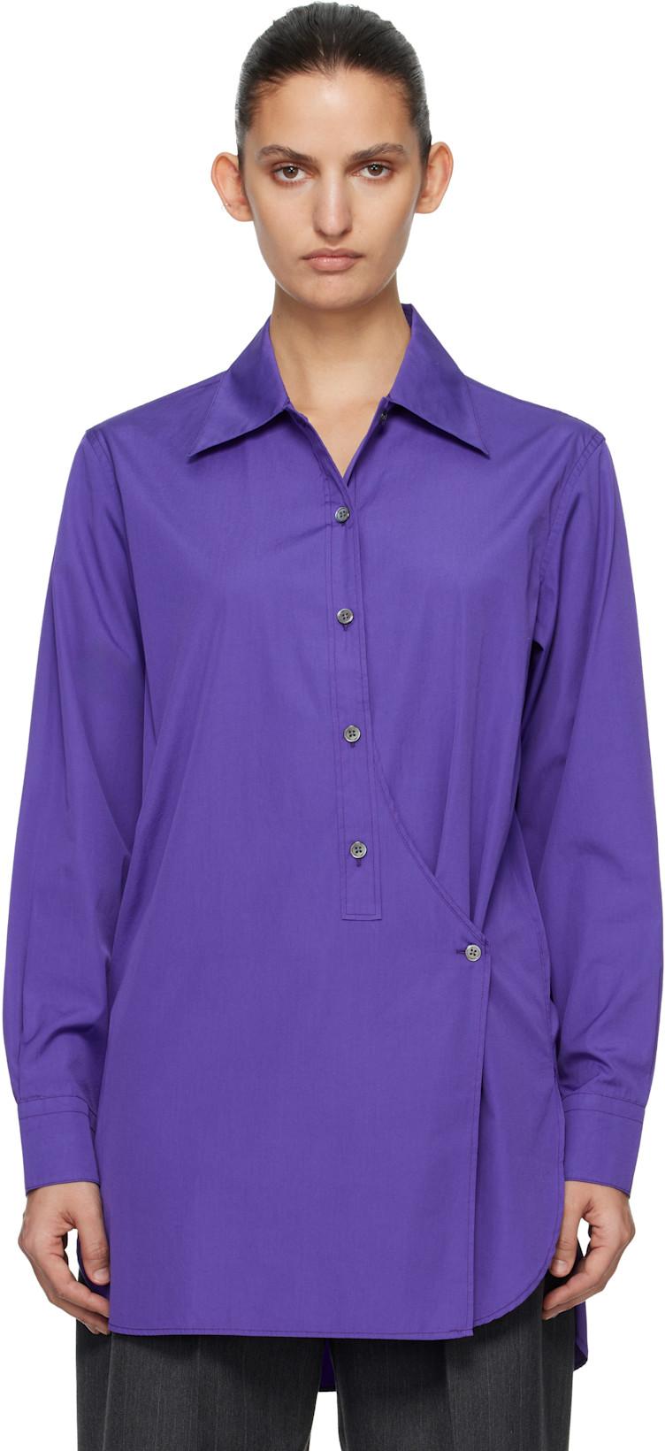 Purple Wave Shirt by OUR LEGACY