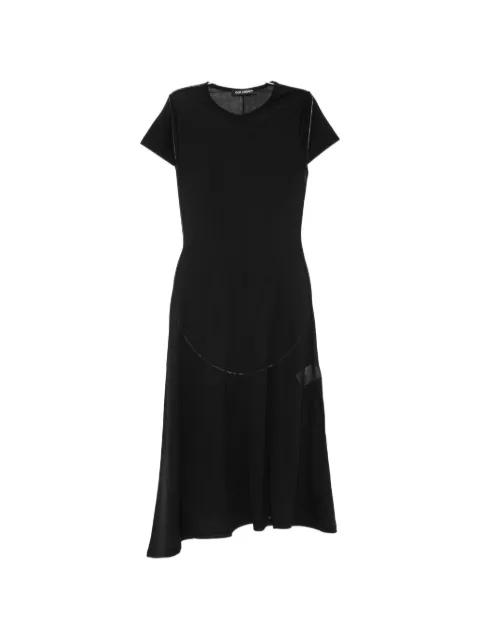 Ragged short-sleeves midi dress by OUR LEGACY