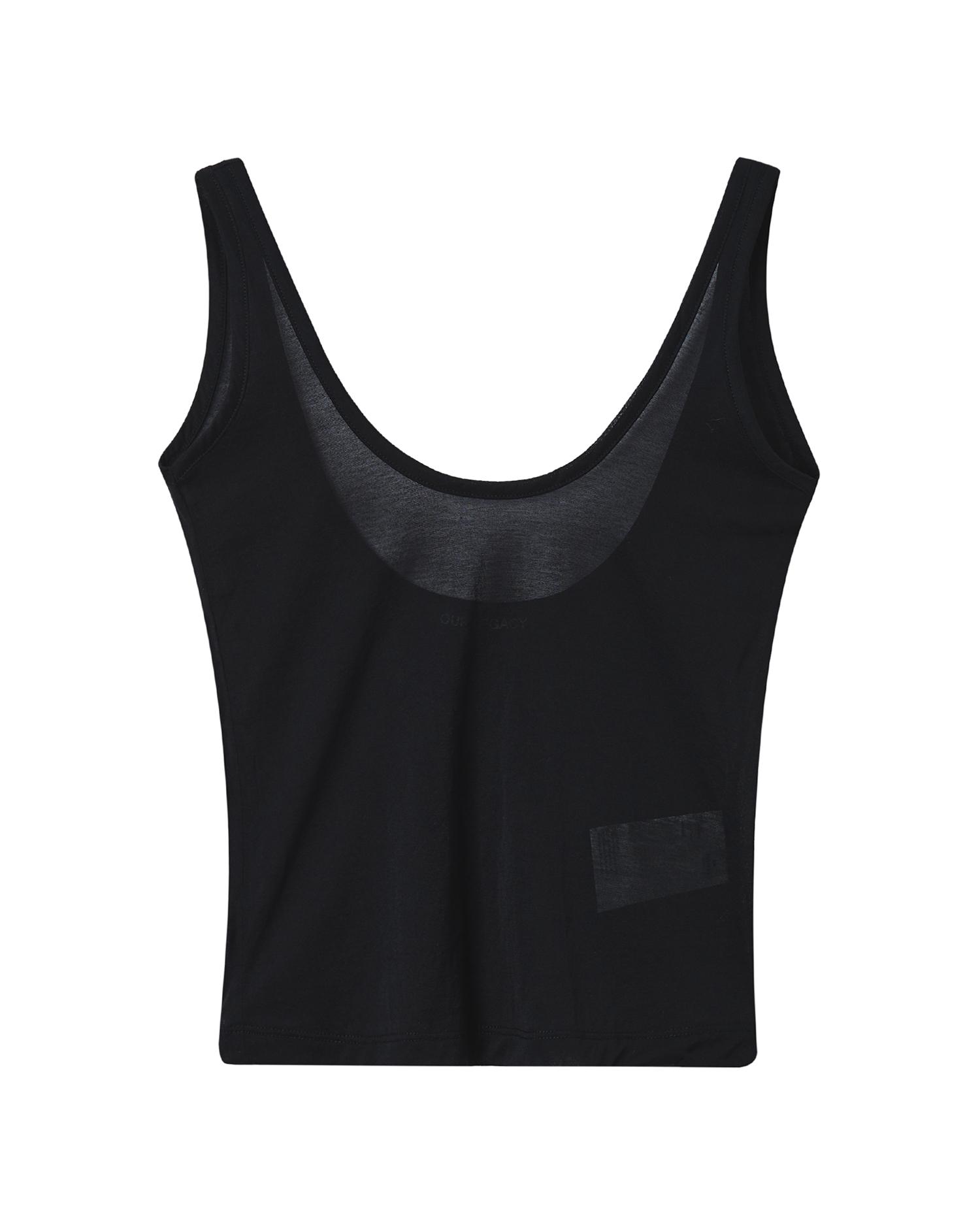Scoop-neck tank top by OUR LEGACY