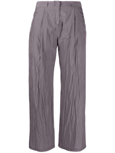 Serene crinkled trousers by OUR LEGACY