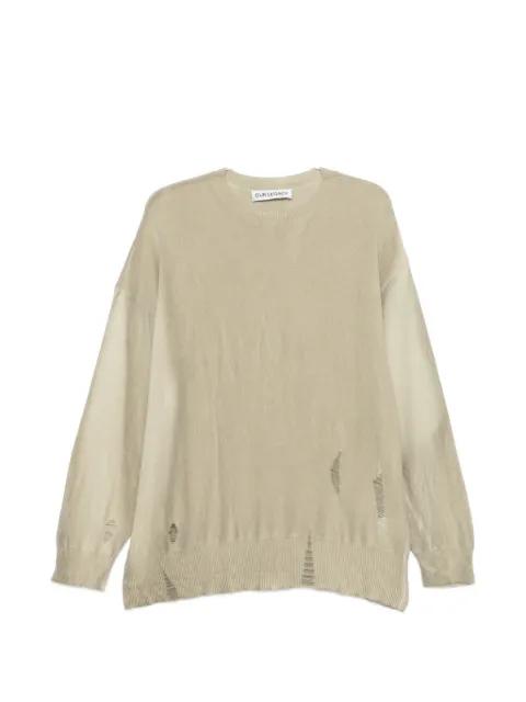Slant distressed sweater by OUR LEGACY