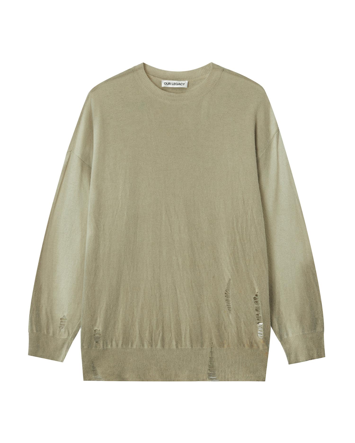 Slant knit sweater by OUR LEGACY