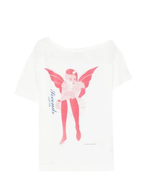 Slant printed T-shirt by OUR LEGACY