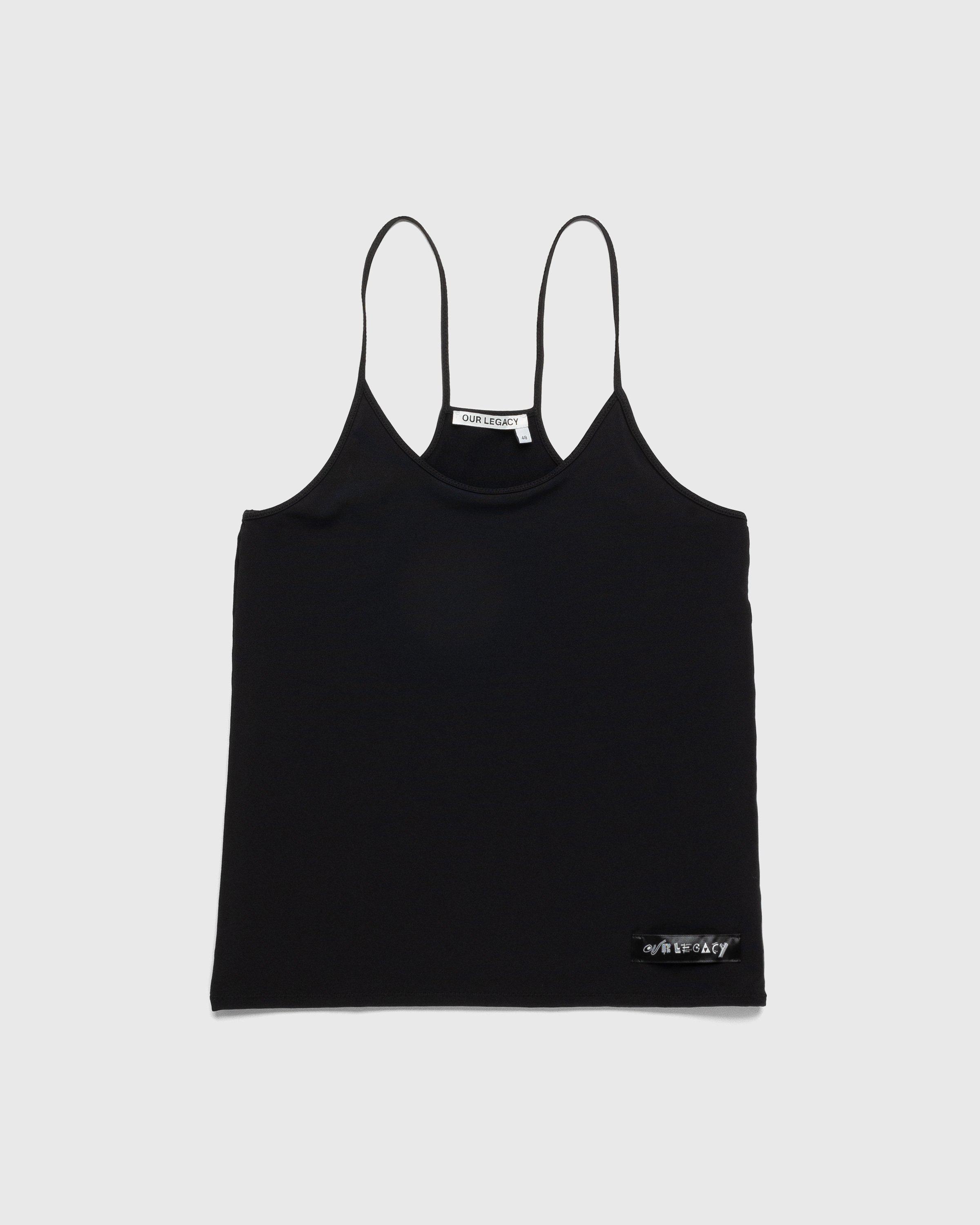 Slender Tank Black by OUR LEGACY | jellibeans