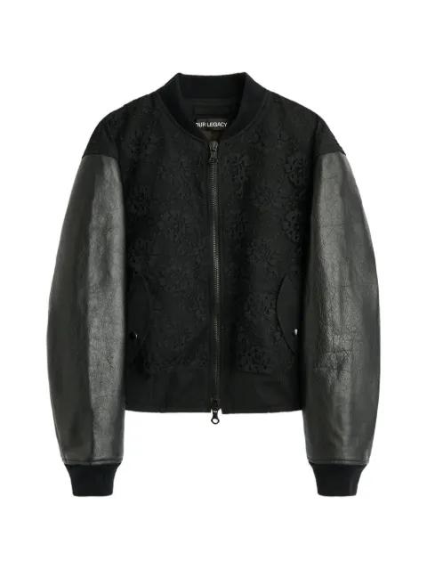 Stage lace-panelled bomber jacket by OUR LEGACY
