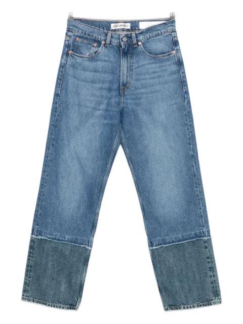 Third Cut contrast-hem jeans by OUR LEGACY