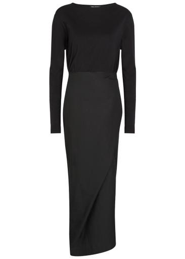 Twisted wrap-tie cotton dress by OUR LEGACY