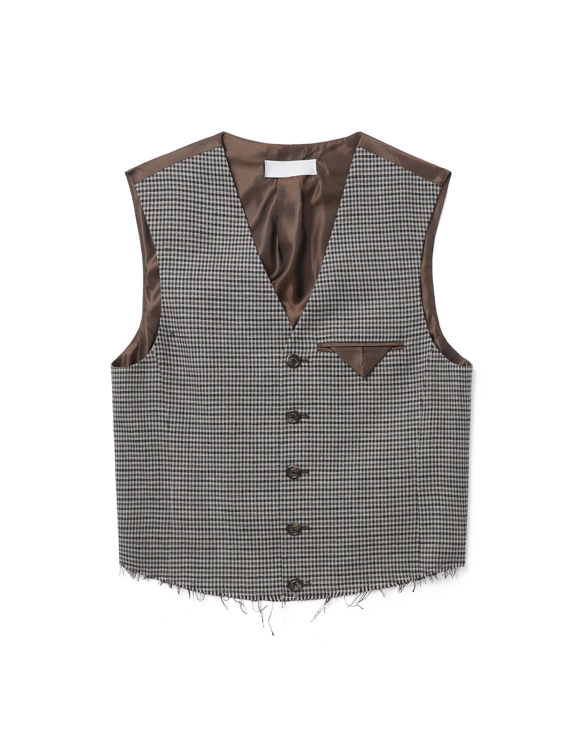 Two tone tailored vest by OUR LEGACY