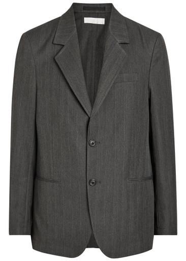 Unconstructed Ceremony pinstriped woven blazer by OUR LEGACY