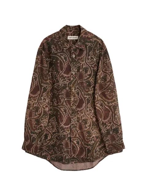 Vast paisley-print shirt by OUR LEGACY
