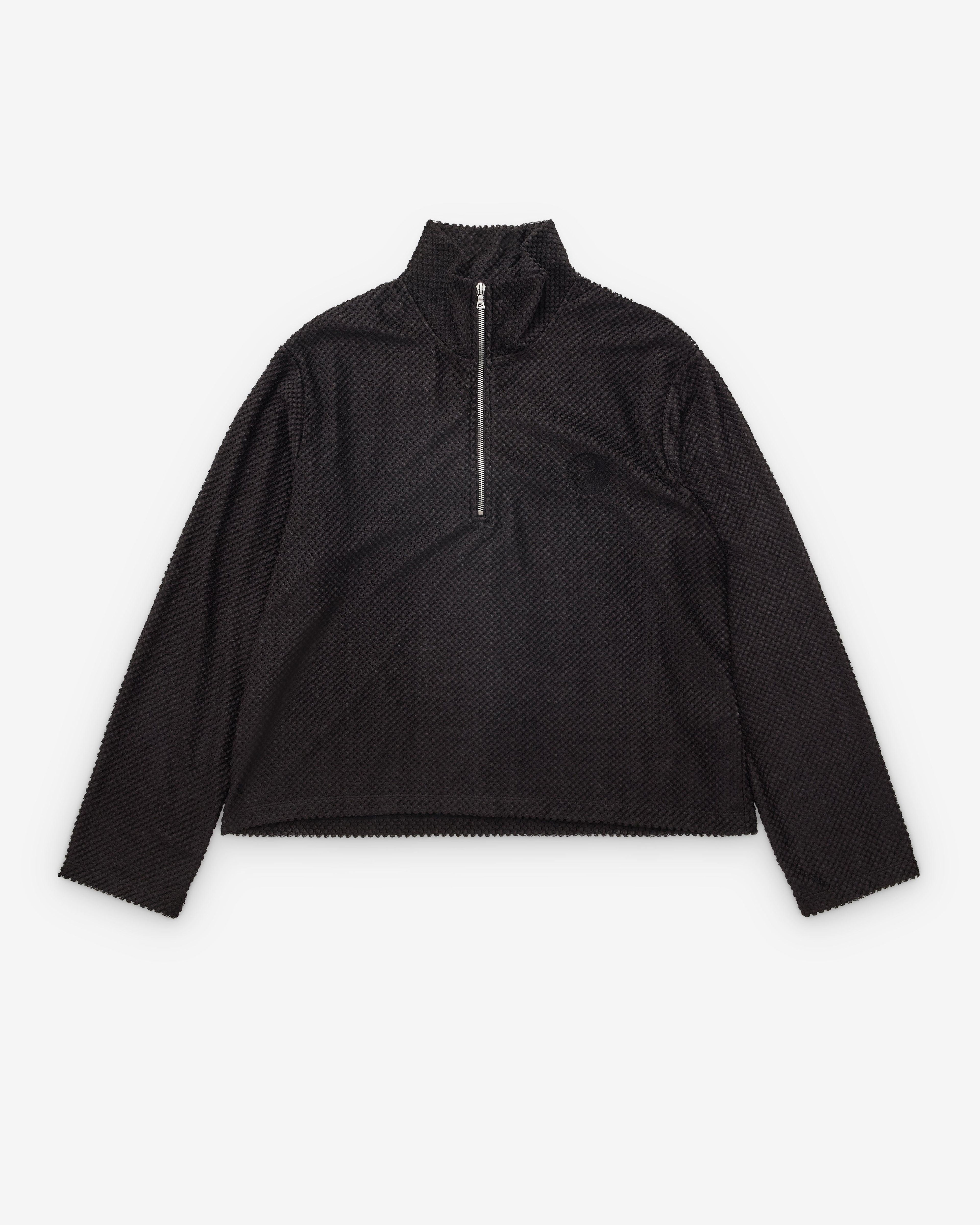 Our Legacy WORK SHOP - Men's Sports Half Zip Jacket - (Black) by OUR LEGACY WORK SHOP