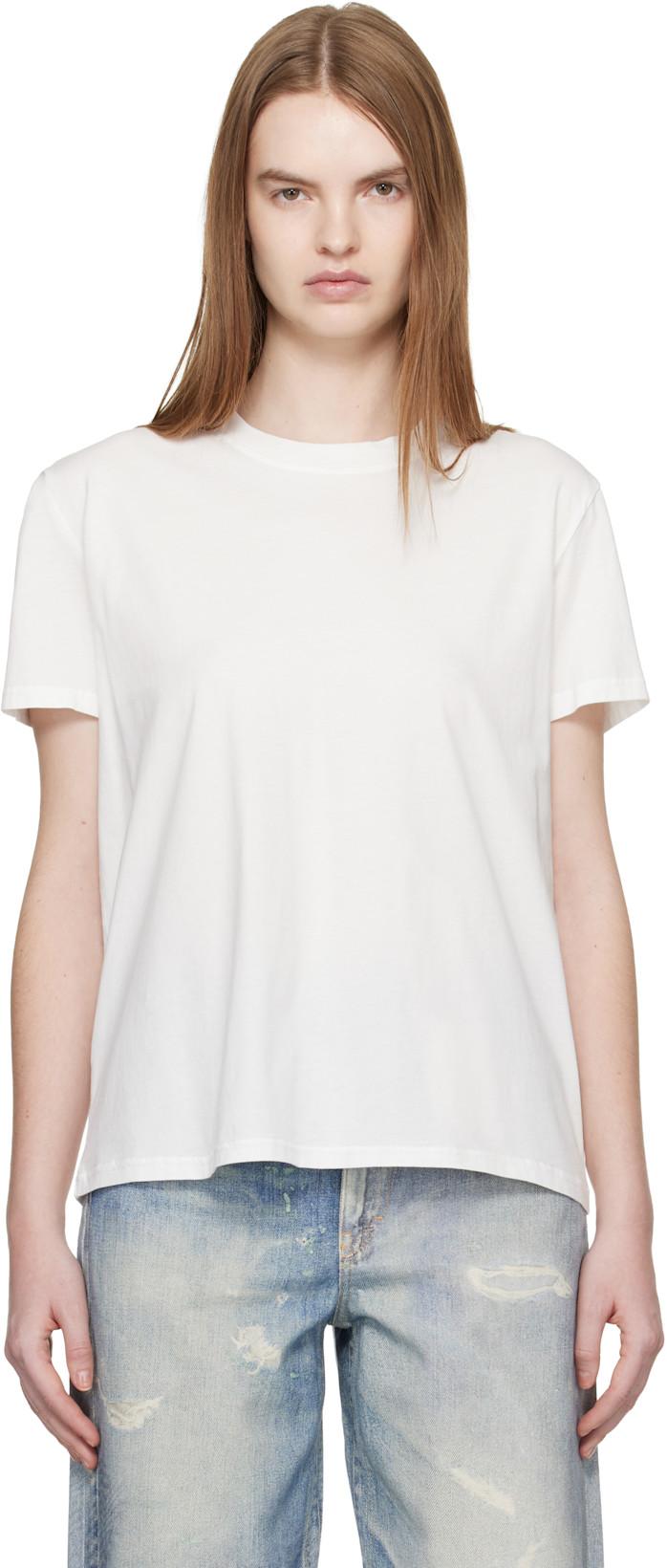 White Classic T-shirt by OUR LEGACY