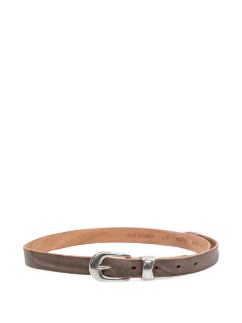 buckle belt by OUR LEGACY