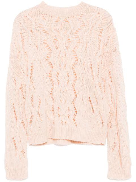 cable sonar round-neck jumper by OUR LEGACY
