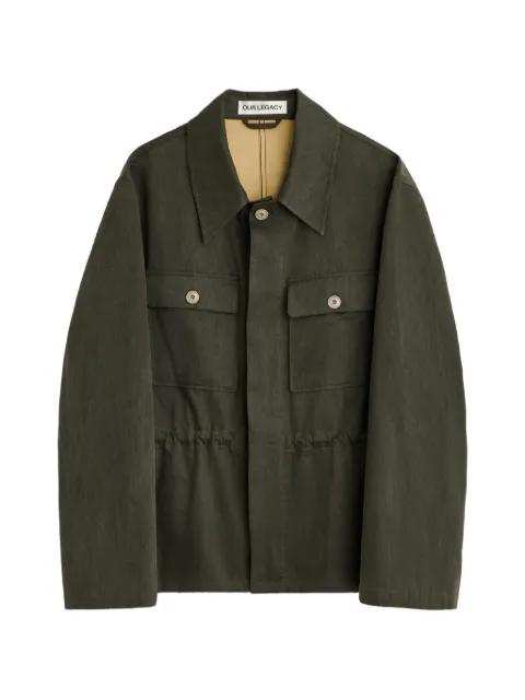 coated pocket jacket by OUR LEGACY