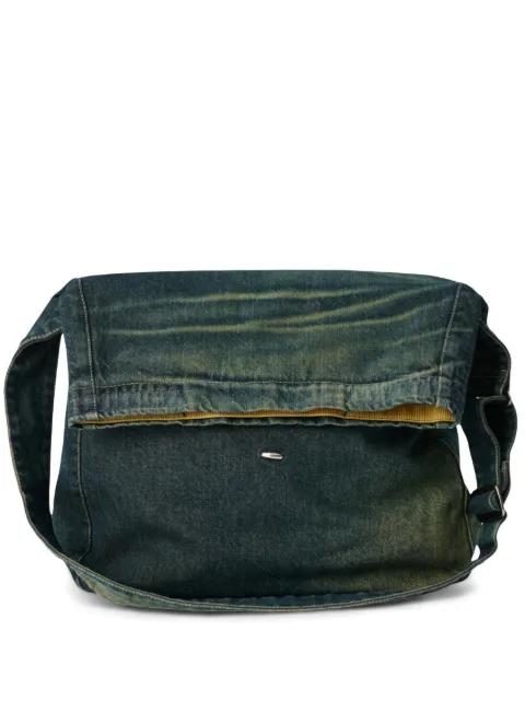 denim messenger bag by OUR LEGACY