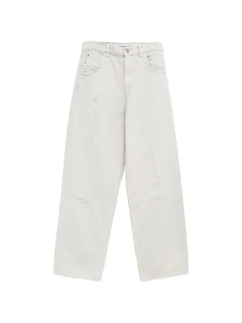 distressed wide-leg jeans by OUR LEGACY