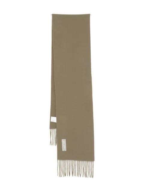 fringe-edges wool scarf by OUR LEGACY