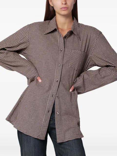 geometric-print shirt by OUR LEGACY