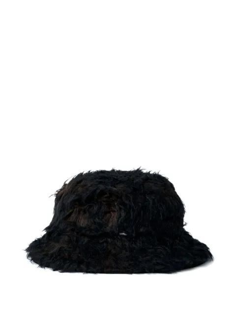 hairy texture bucket hat by OUR LEGACY