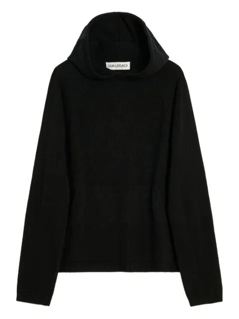 knitted hoodie by OUR LEGACY