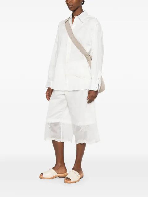 lace-trim shirt by OUR LEGACY