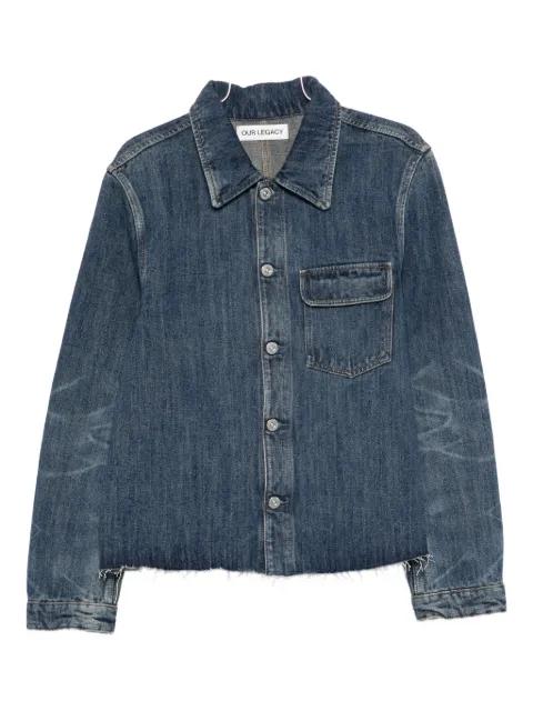 patch-pocket denim jacket by OUR LEGACY