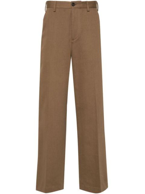 pressed-crease straight-leg by OUR LEGACY