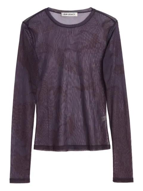 print long-sleeve top by OUR LEGACY