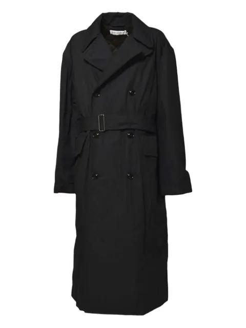 quilted double-breasted belted trench coat by OUR LEGACY