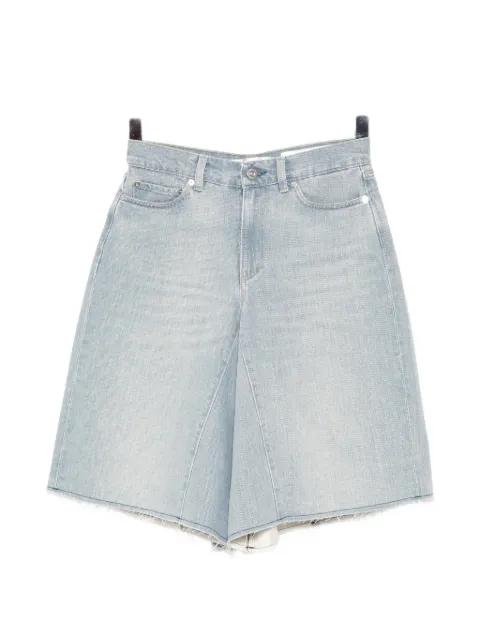 raw-edge wide-leg shorts by OUR LEGACY