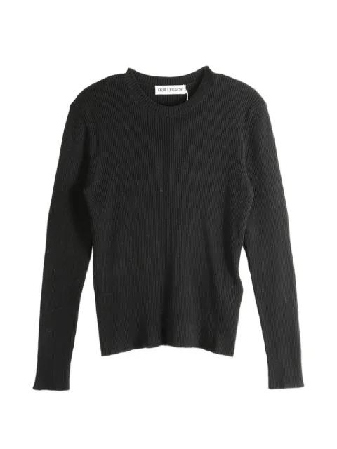 rib-knit sweater by OUR LEGACY