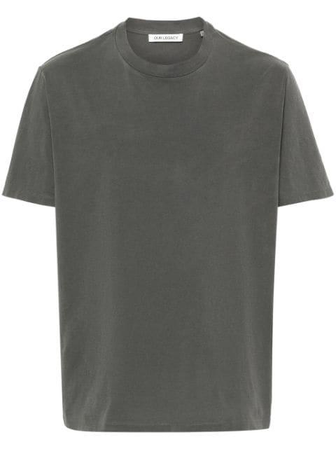 ribbed trim boxy T-shirt by OUR LEGACY