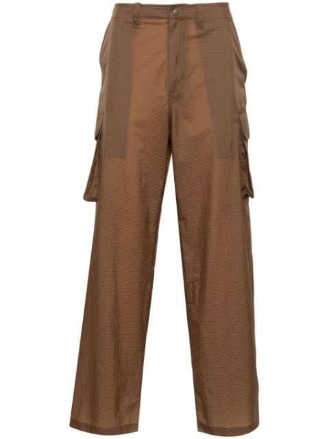 ripstop straight cargo trousers by OUR LEGACY